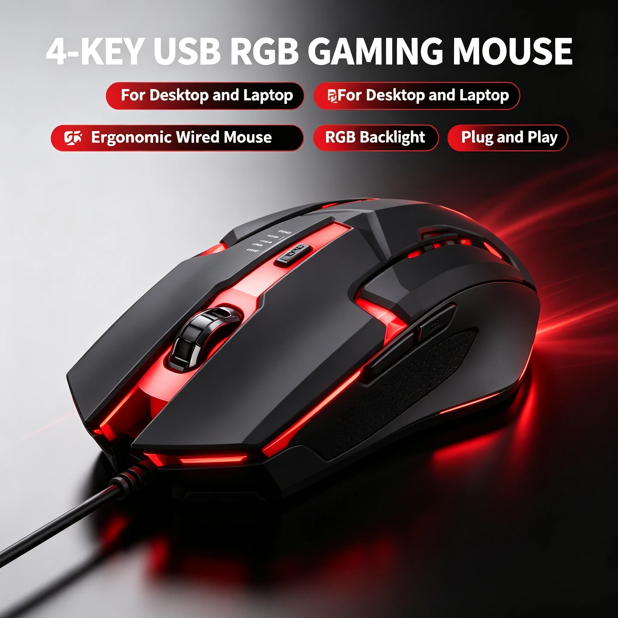 Laptop Mouse - Nowa, najnowsza, wysokiej jakości, ergonomiczna mysz