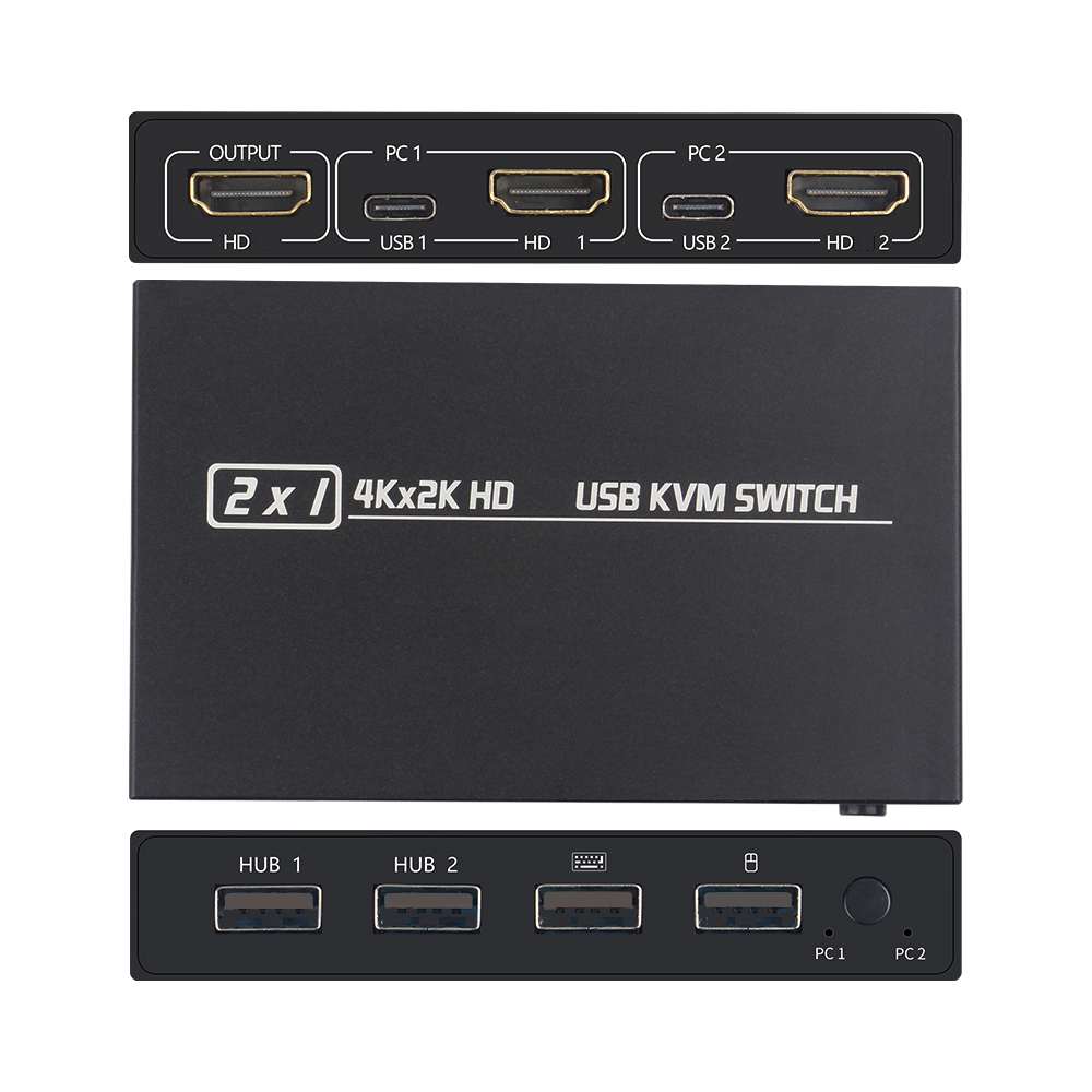 2 In1 Out przełącznik KVM USB  – Hdmi Cable recenzja i cena