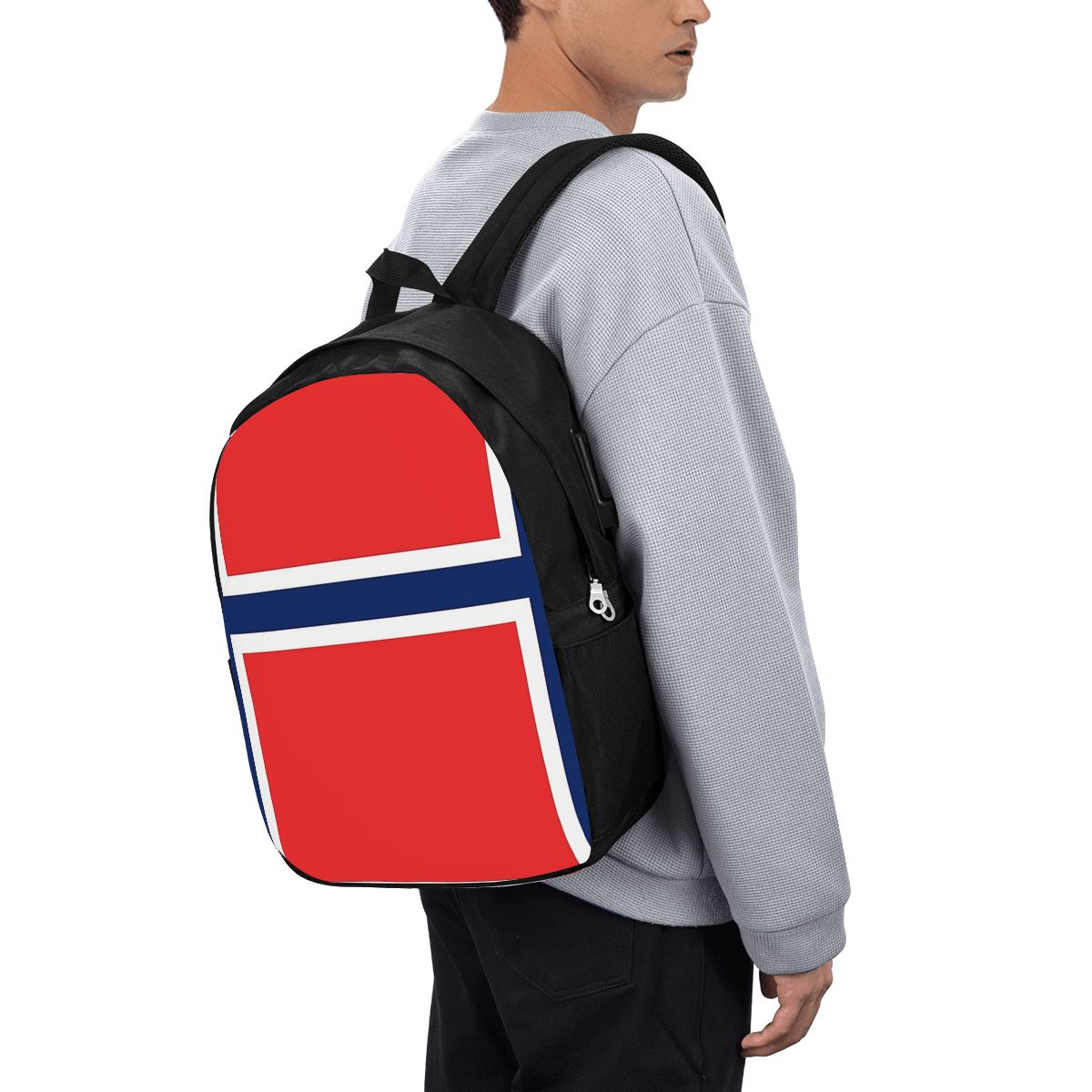 Plecak z flagą Norwegii, torba – Laptop Bag recenzja i cena
