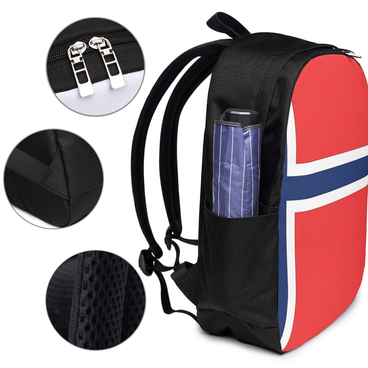Plecak z flagą Norwegii, torba – Laptop Bag recenzja i cena