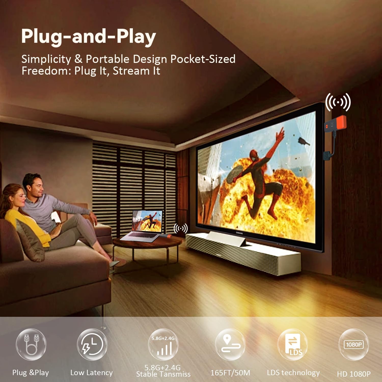 Bezprzewodowy nadajnik i odbio – Hdmi Cable recenzja i cena