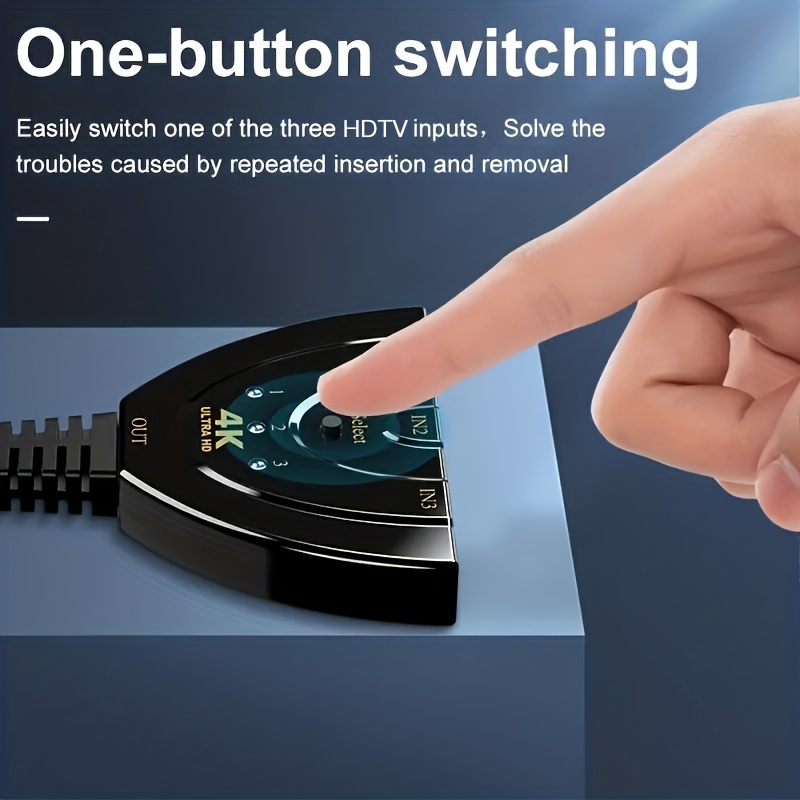 4K * 2K 3-portowy przełącznik  – Hdmi Cable recenzja i cena