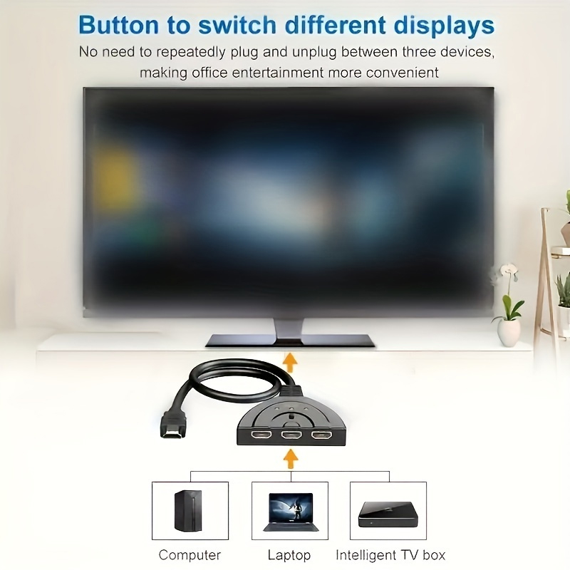 4K * 2K 3-portowy przełącznik  – Hdmi Cable recenzja i cena