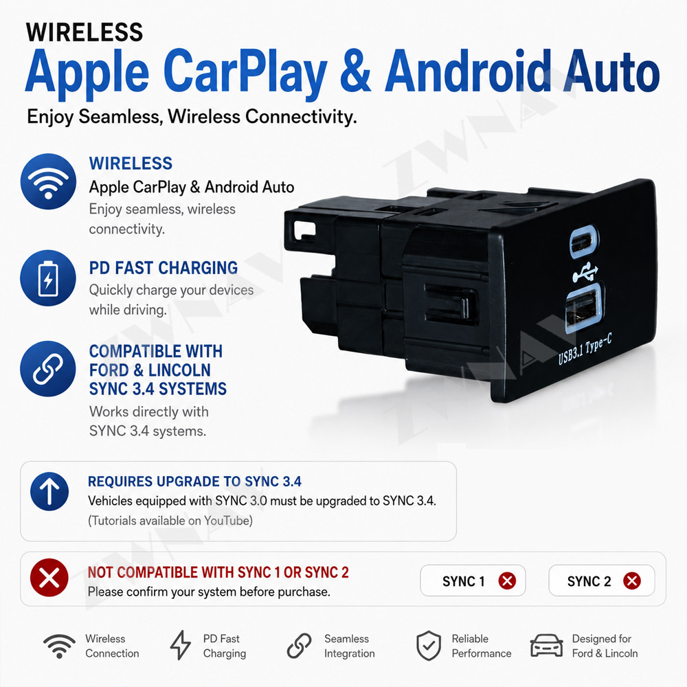 Bezprzewodowy adapter CarPlay  – Usb Hub recenzja i cena