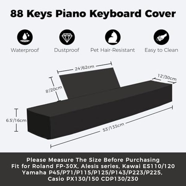 Pokrowiec na klawiaturę pianin – Keyboard Cover recenzja i cena